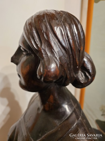 Old wooden statue