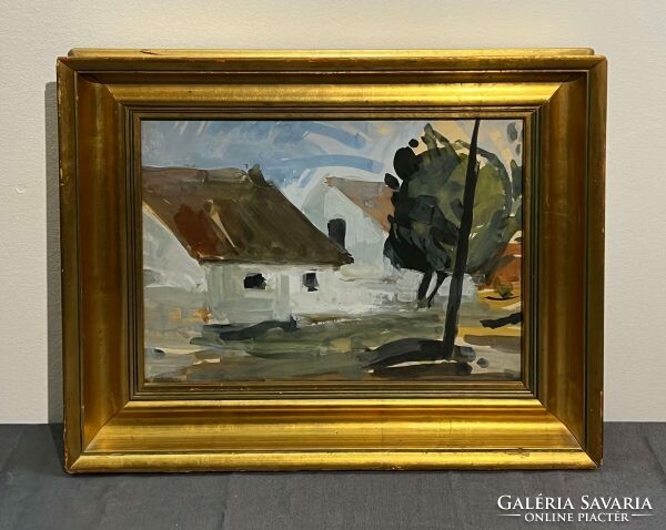 Elemér Soltra (1922-2013) Landscape of Dzennyei i., 1960 - Gallery work /invoice provided/