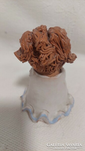 Antalffyné's holy work! Little girl! One of the ceramic artist's favorite works.