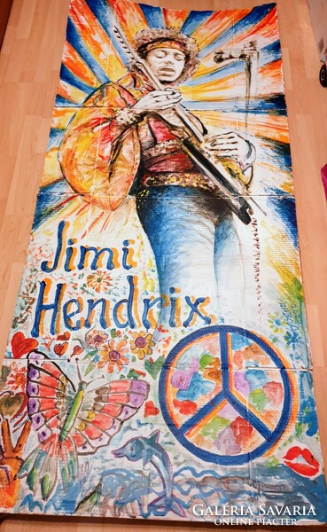 Woodstock-Jimi Hendrix, Janis Joplin hand-painted decoration for sale in Szeged, 2 pcs