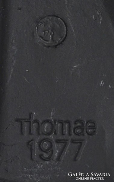 1P479 roland friederichsen : cast iron plaque hygieia 1977