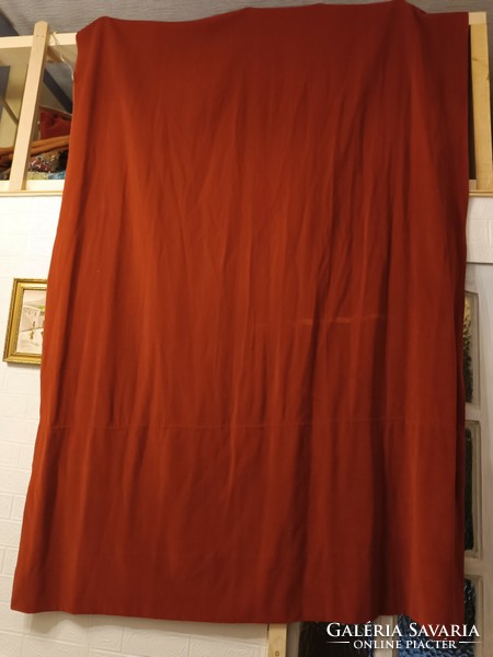 Antique velvet red curtains available in pairs