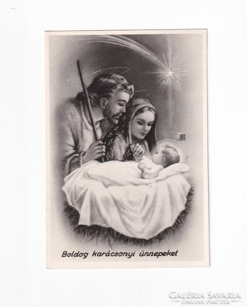 Sz:00 Christmas holy pictures-welcome.Cards-postcards