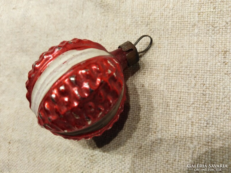 Glass Christmas pendant - from the 60s