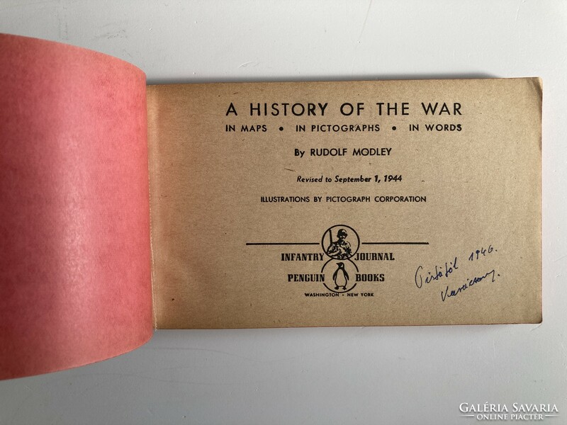 A history of the war: in maps, in pictographs - rare ii. World War Illustrated Publication, 1944