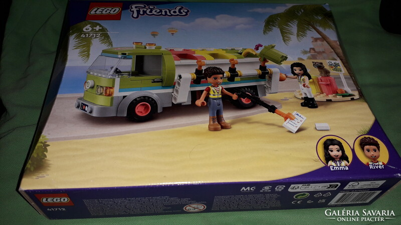 LEGO® Friends: Újrahasznosító teherautó (41712) BONTATLANUL dobozával a képek szerint