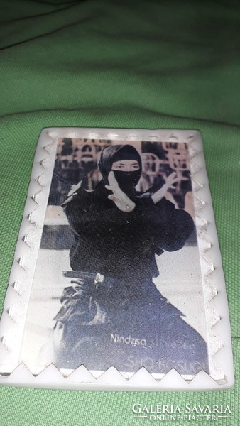 1980s target shooting 3-stick tobacconist pocket mirror sho koshugi - ninja with photo as shown in pictures