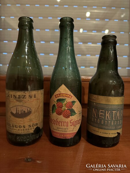 Labeled bottles