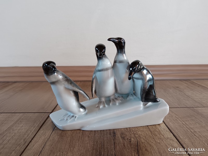 Rare Herend penguins