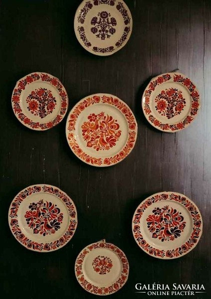 Alföldi porcelain wall plates 7 pieces