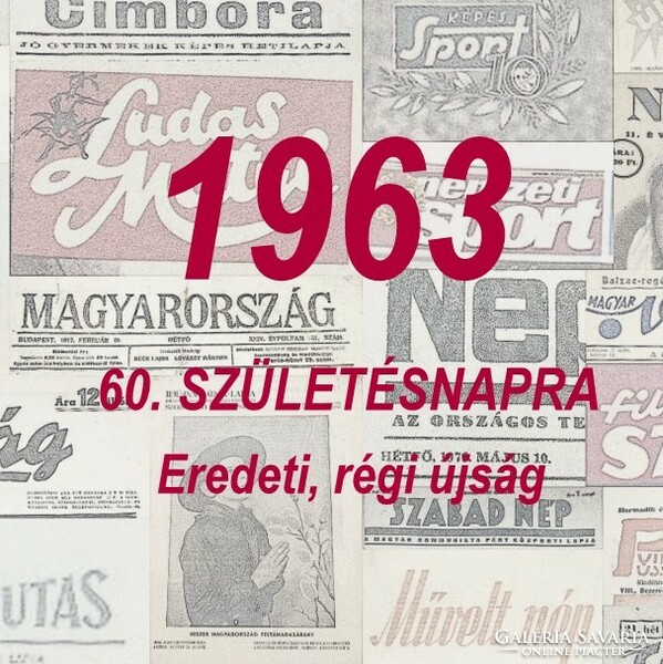 1963 augusztus 25  /  NÉPSZABADSÁG  /  Régi ÚJSÁGOK KÉPREGÉNYEK MAGAZINOK Ssz.:  17239