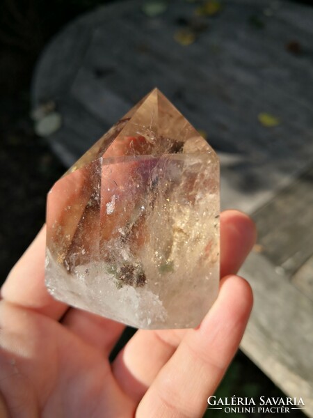 Beautiful smoky quartz crystal, mineral