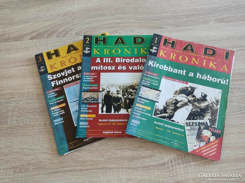 Previous issues of Hadi kronikak historical magazine are for sale