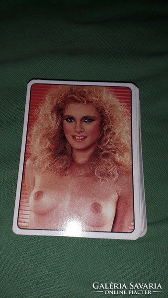 Retro COLOR KLIMAX NAGYON erotikus RÖMI - FRANCIA kártya dobozával 2 db jóker a képek szerint