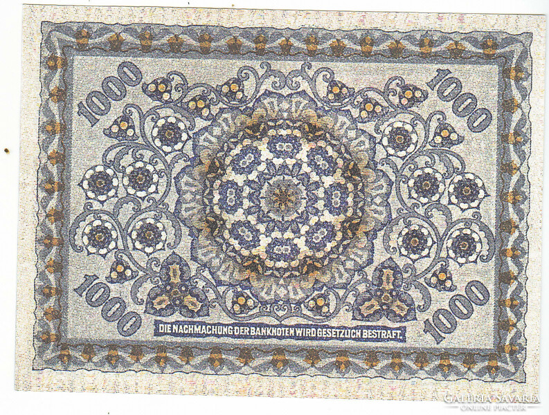 Ausztria 1000 Osztrák korona 1922 REPLIKA