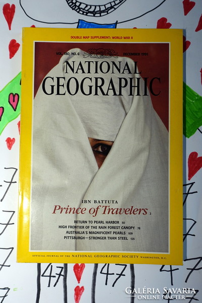 1991 September / national geographic / for a birthday, as a gift :-) original, old newspaper