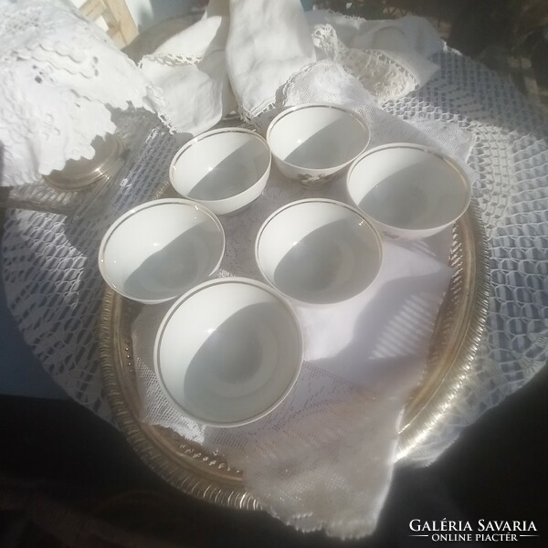 6 porcelain muesli bowls