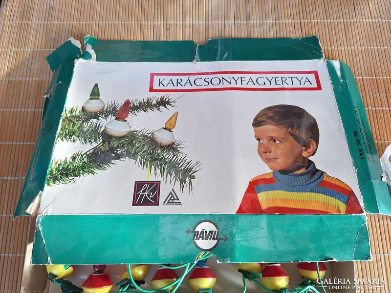 Retro karácsonyfa izzó,44 éves,1979-es gyártás.  5900.-Ft