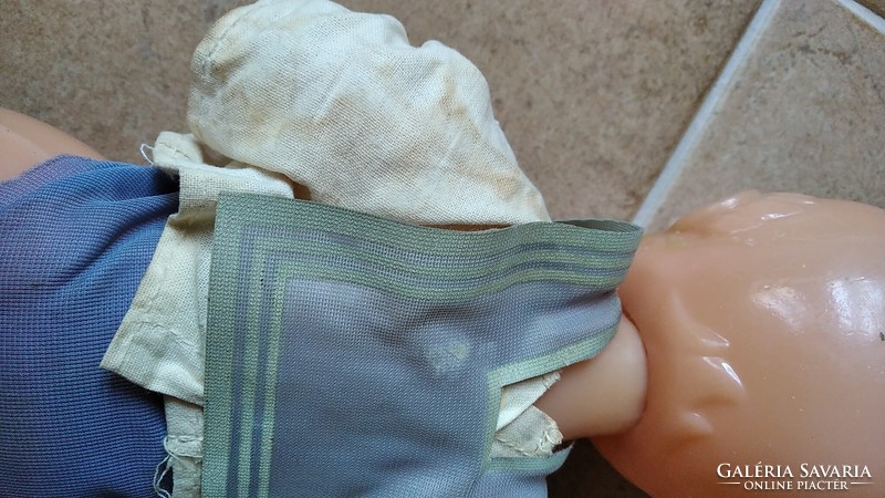 Régi matróz ruhás orosz csecsemő baba {NHJ1}