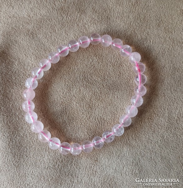 Rose quartz mineral bracelet