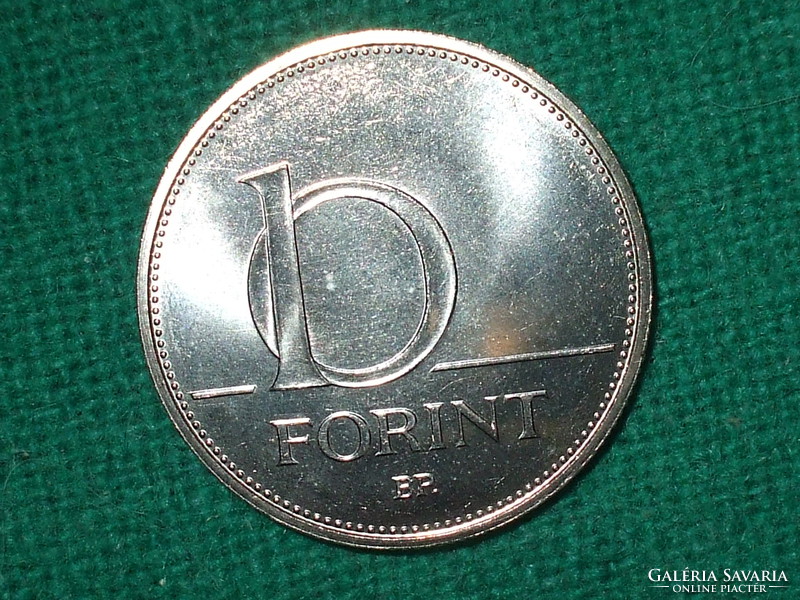 10 Forint 2012! Only 12,000 pcs. ! First day beat! It was not in circulation! It's bright!