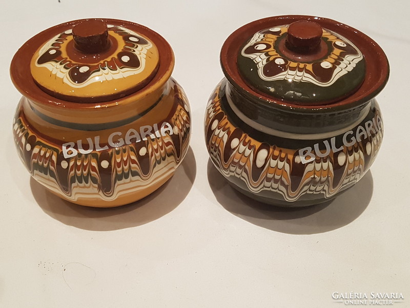 Glazed ceramic holder, spicy 2 pcs