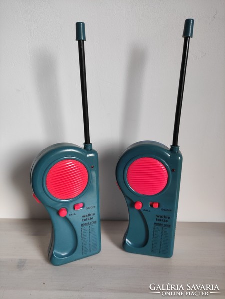 Retro játék elemes walkie talkie szett