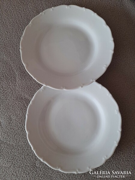 Czechoslovakian white small plates