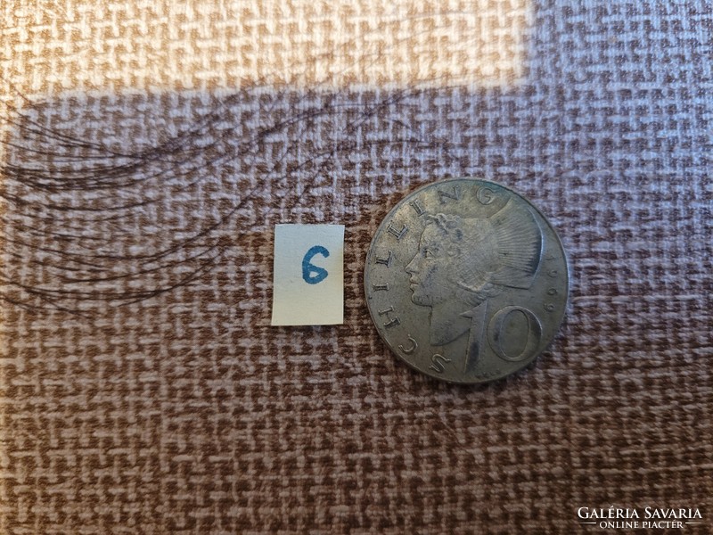 10 schilling Ausztria ezüst 1969