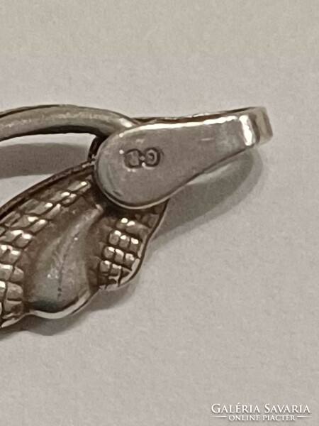 Silver (ag) bracelet, marked, h: 18 cm, net: 4 g