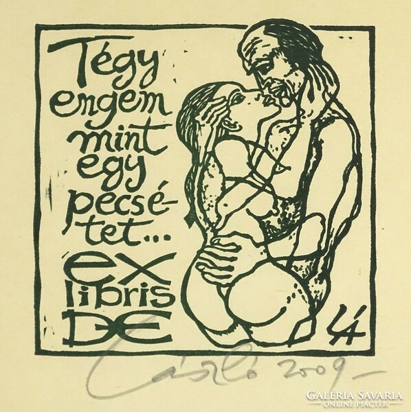 1P469 ákos laszló: song of songs ex libris 2009