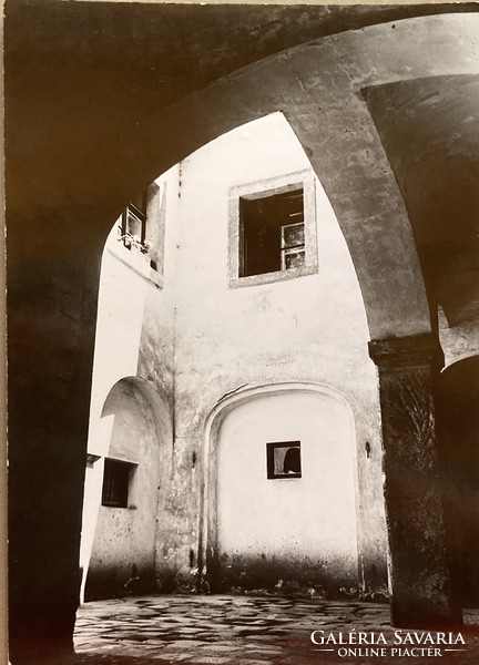 From the legacy of photographer József Harkácsi -- old houses.