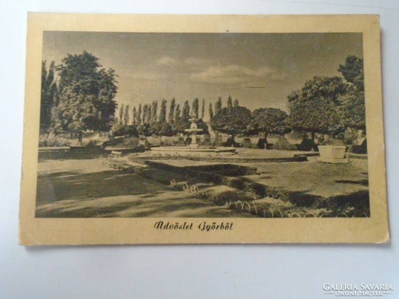 D199429 Győr - postcard 1950s