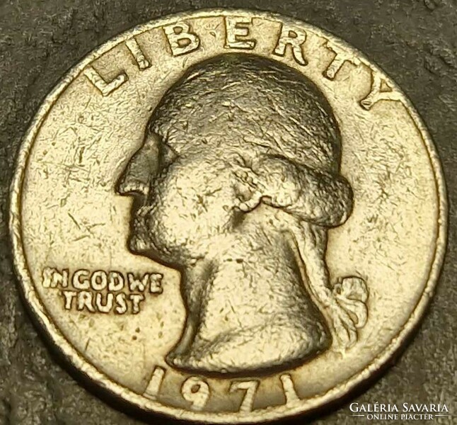 ¼ Dollar, 1971, Washington quarter