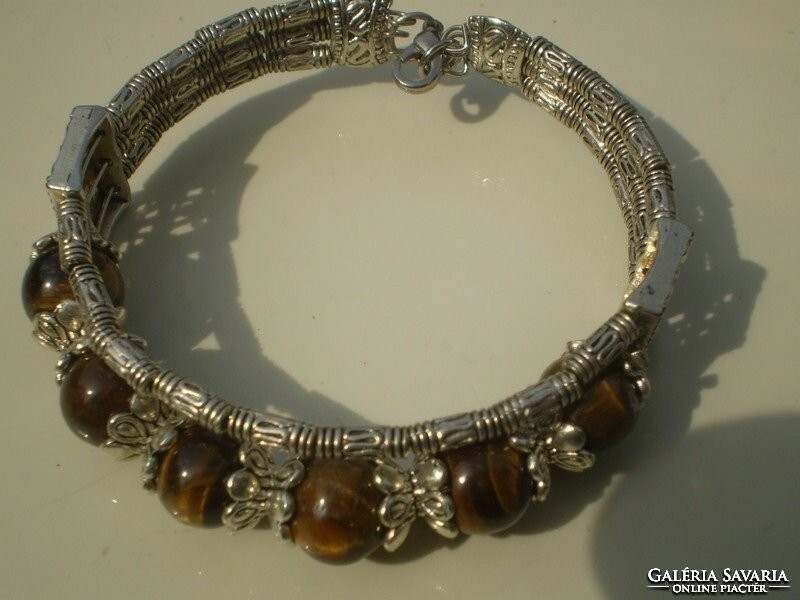 For half! Handmade tiger eye bracelet