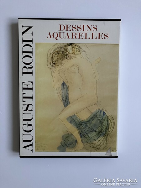 Auguste Rodin, Dessins et aquarelles, művészeti könyv, francia