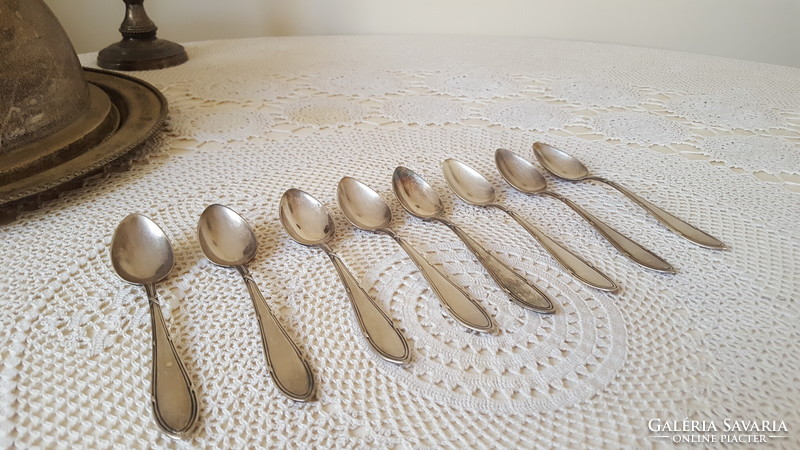 Wellner patent silver-plated teaspoons 8 pcs.