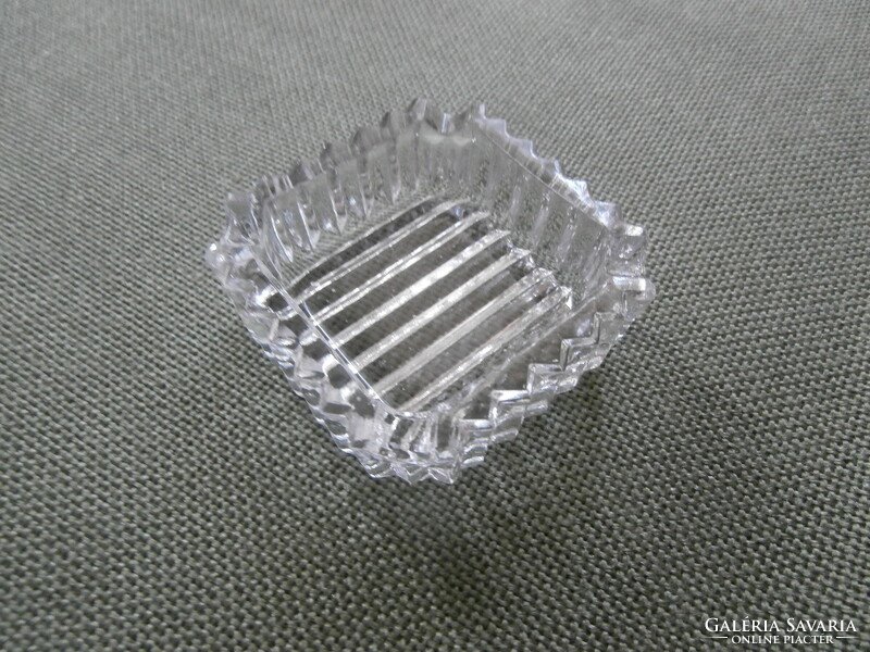 Mini glass ashtray