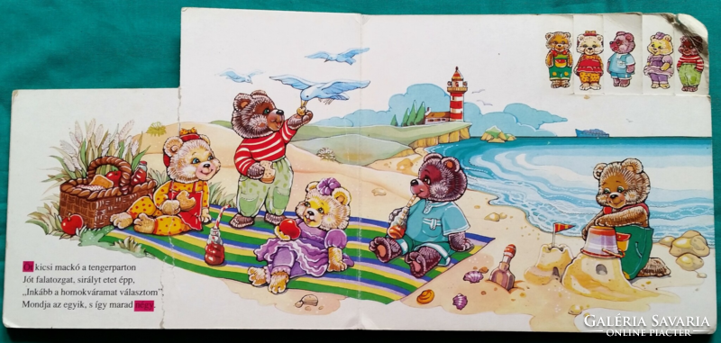 Péter Szentmihályi szabó: ten little teddy bears > children's and youth literature > pager, rarity