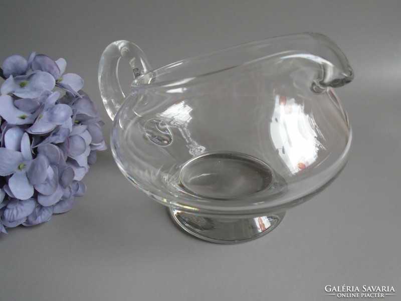 New, unusual shaped thick crystal spout.