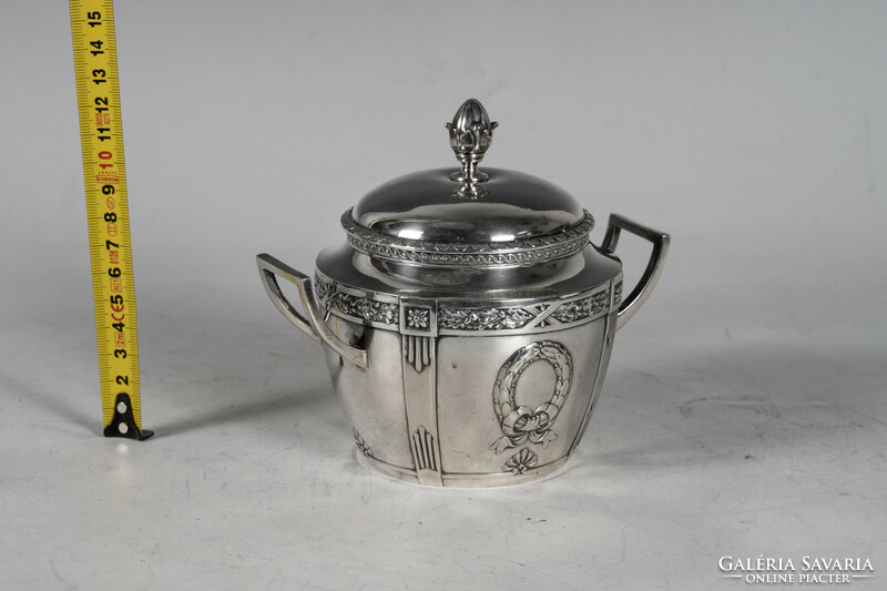 Silver historicizing sugar box