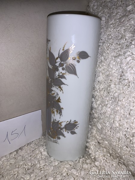 Rosenthal porcelain vase with bjorn wiinbald motif