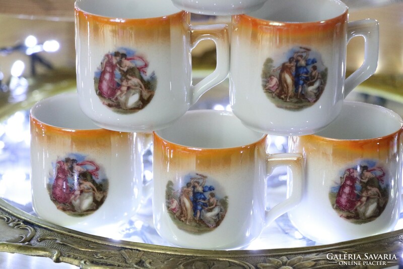 Zsolnay mocha coffee cups