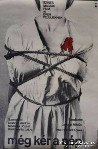 Filmplakát: Még kér a nép  Jancsó Miklós filmje ( 58x39,5 cm. ) Lakner-Gadányi fotós plakát