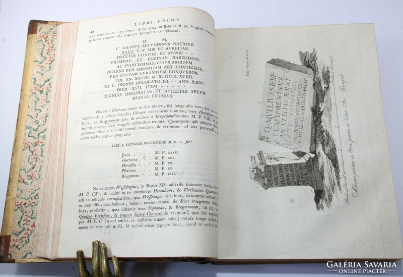 1791 - Szombathely története a Spissich nemesi család könyvtárából Gyönyörű metszetekkel  !!
