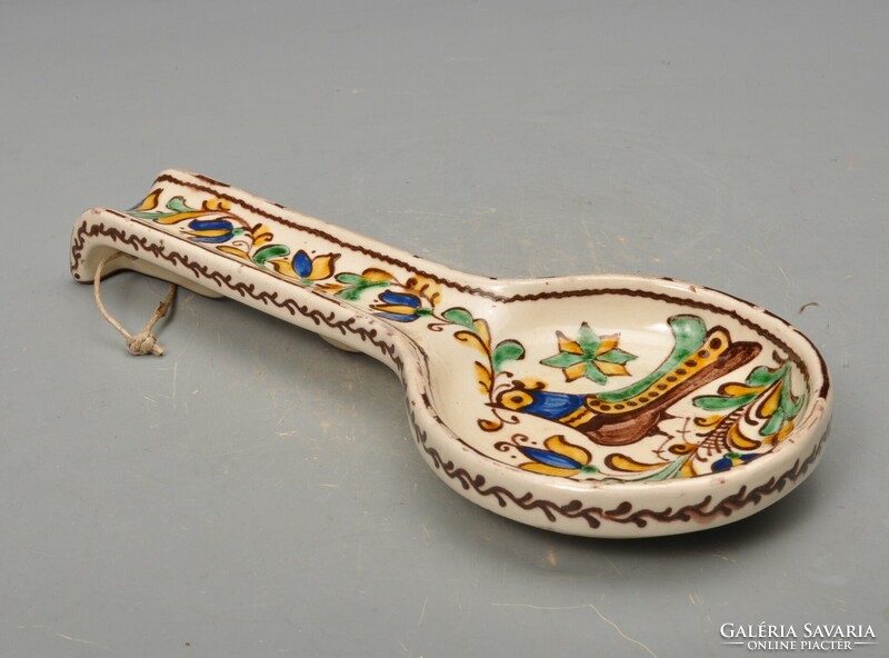 Transylvanian bird ceramic spoon Páll Ágoston, 2014, beautiful, 26cm