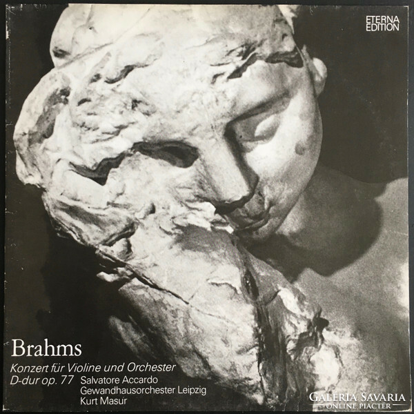 Brahms, accardo, masur - concerto for violin and orchestra in d major op. 77 (Lp, rp, blu)