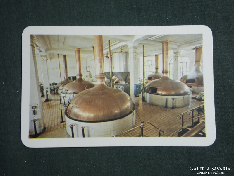 Card calendar, Köbánya brewery, brewery detail, Budapest, 1983, (3)