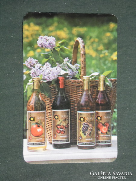 Card calendar, branch nectar syrup, branch kft, 1983, (3)