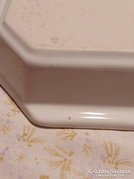 Porcelain baking dish with floral pattern - without marking